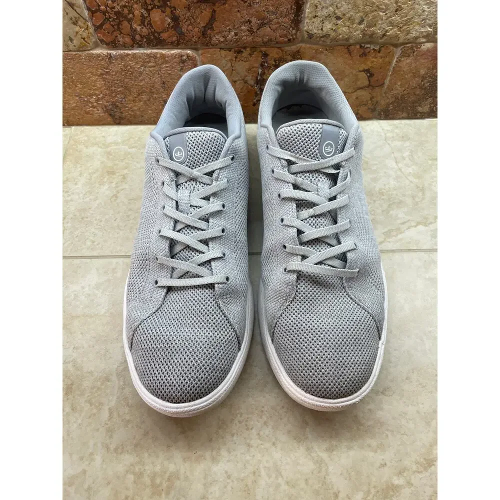 Peter Millar Sneaker Size 12 Gray Knit Lace Up Comfort Shoes Mens Lightweight